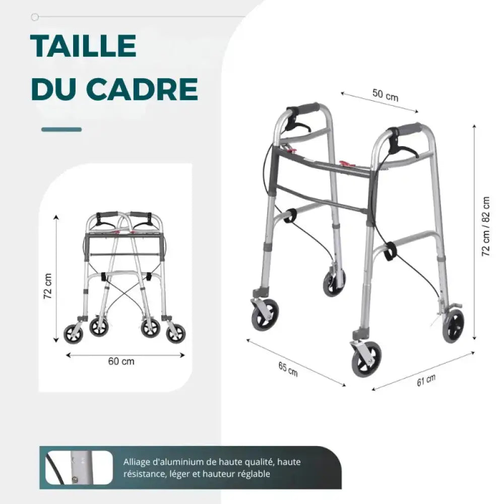 déambulateur avec 4 Roues