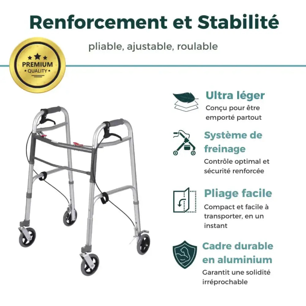 rollator avec 4 Roues