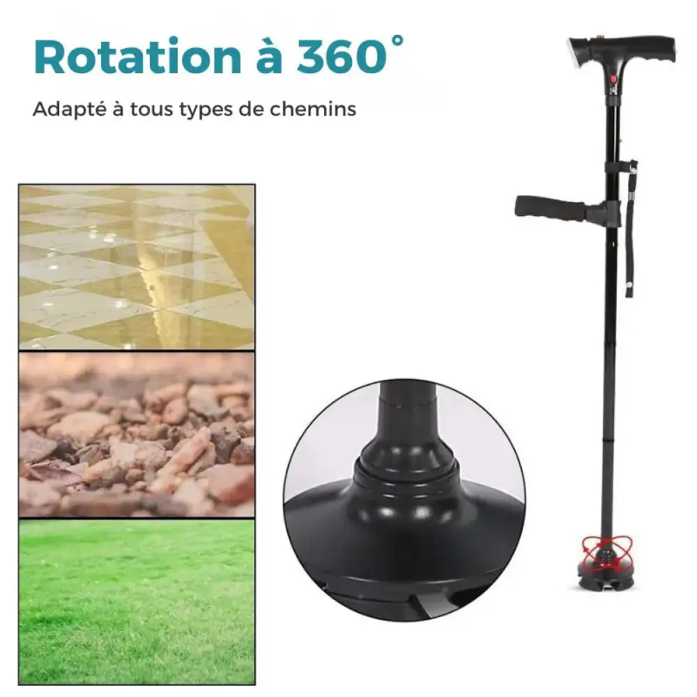 canne télescopique marche