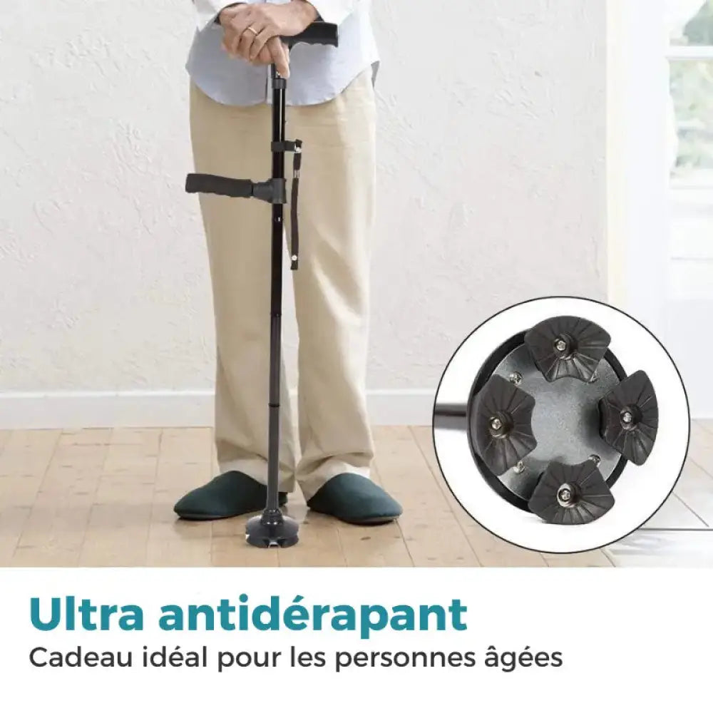canne télescopique pliable