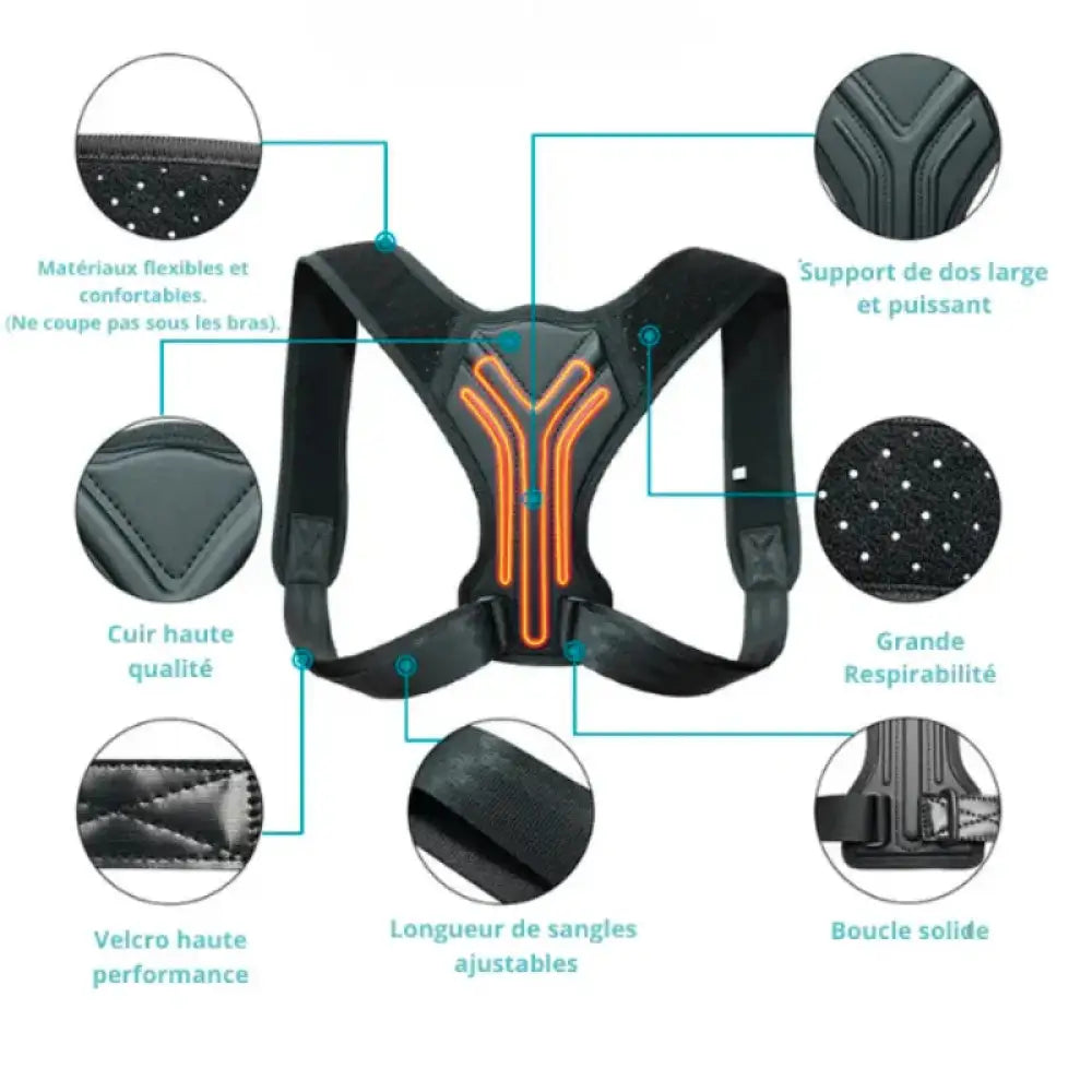 caractéristiques correcteur posturale