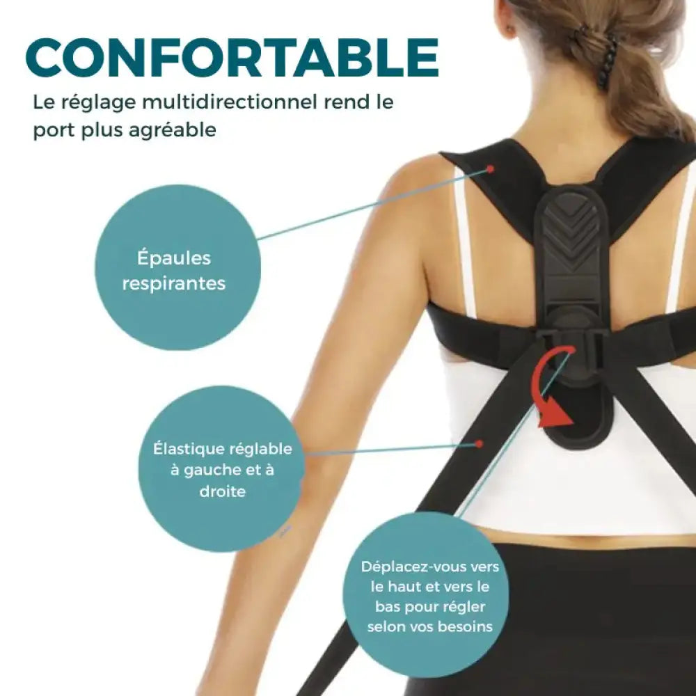 Correcteur de Posture Epaule lombaire