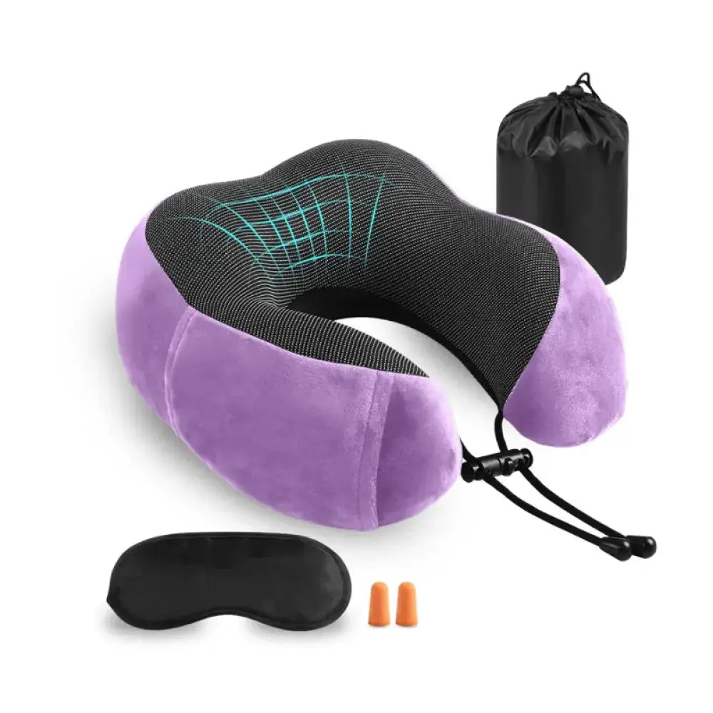 oreiller de Voyage avec Masque de Sommeil