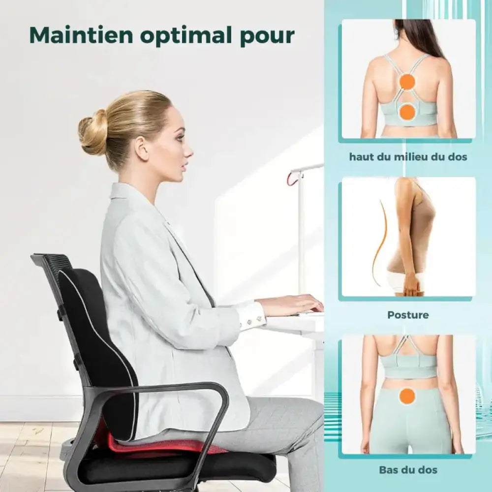 cousisn lombaire pour bureau