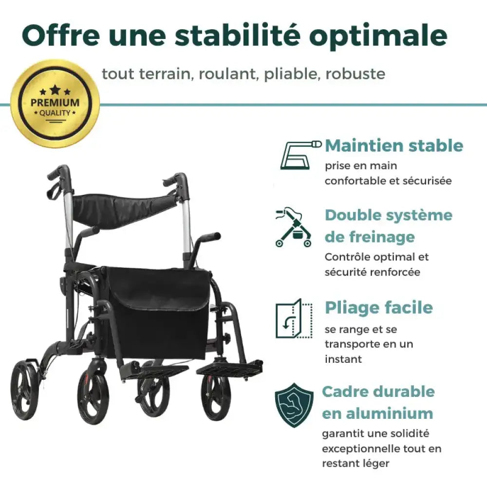 Déambulateur avec accoudoirs