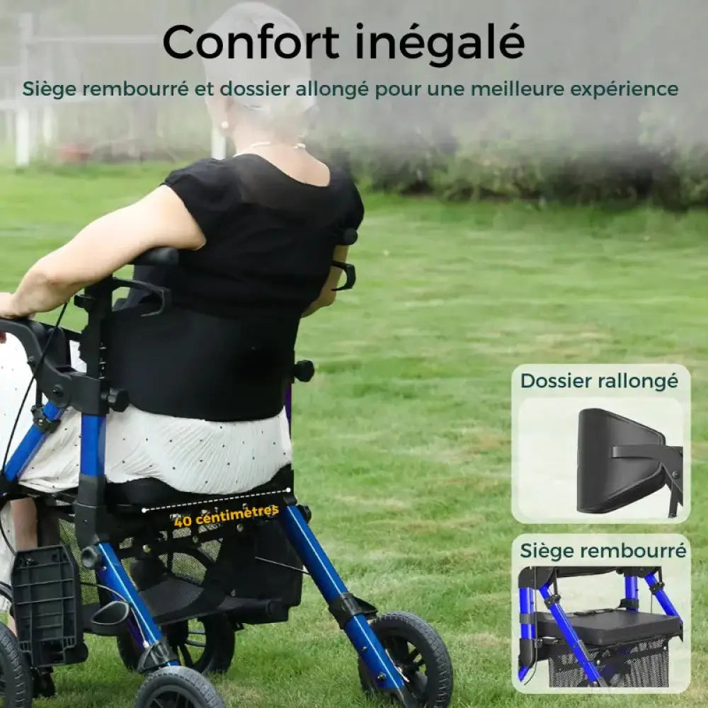 trotteur Fauteuil Roulant 2 en 1