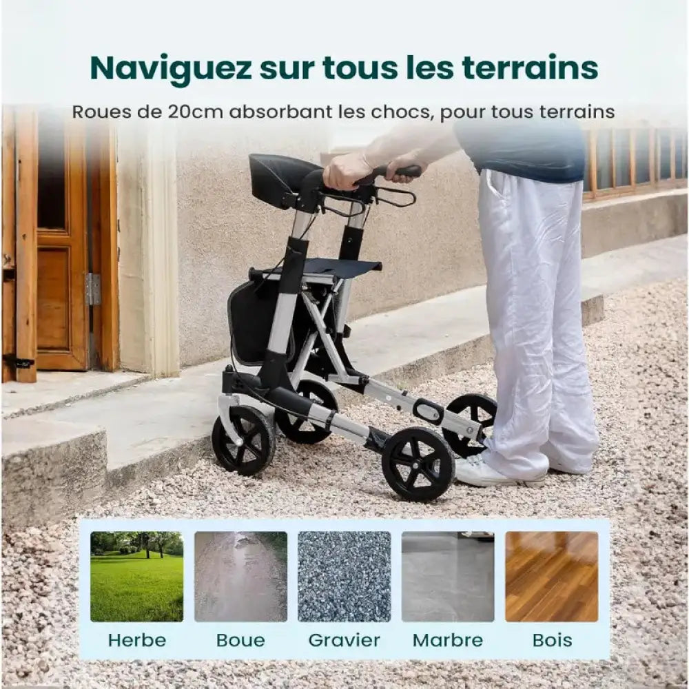 Déambulateur Grandes 4 roues