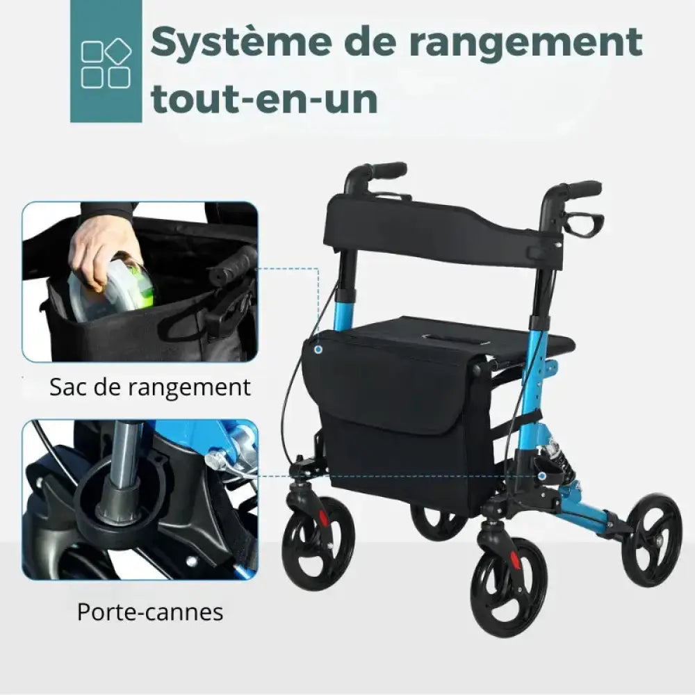 Déambulateur Pliable avec Siège leger