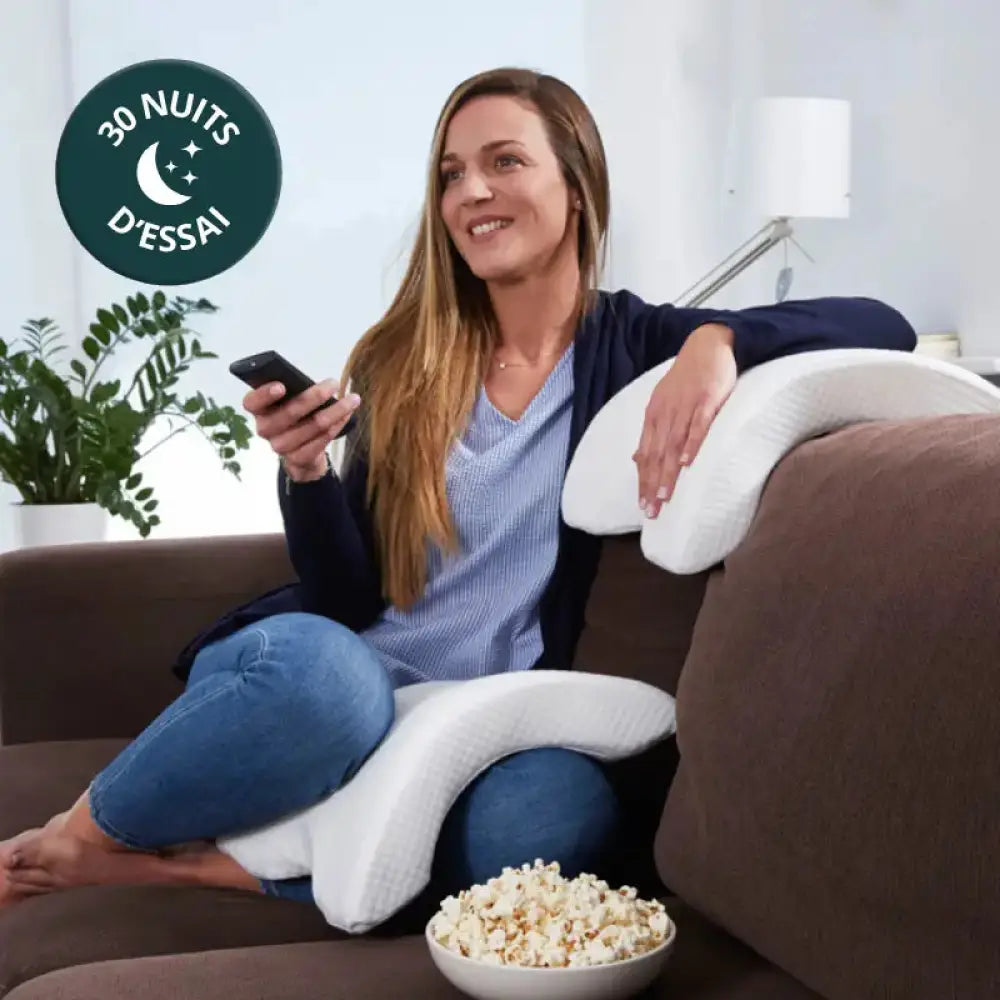 Oreiller Ergonomique duo