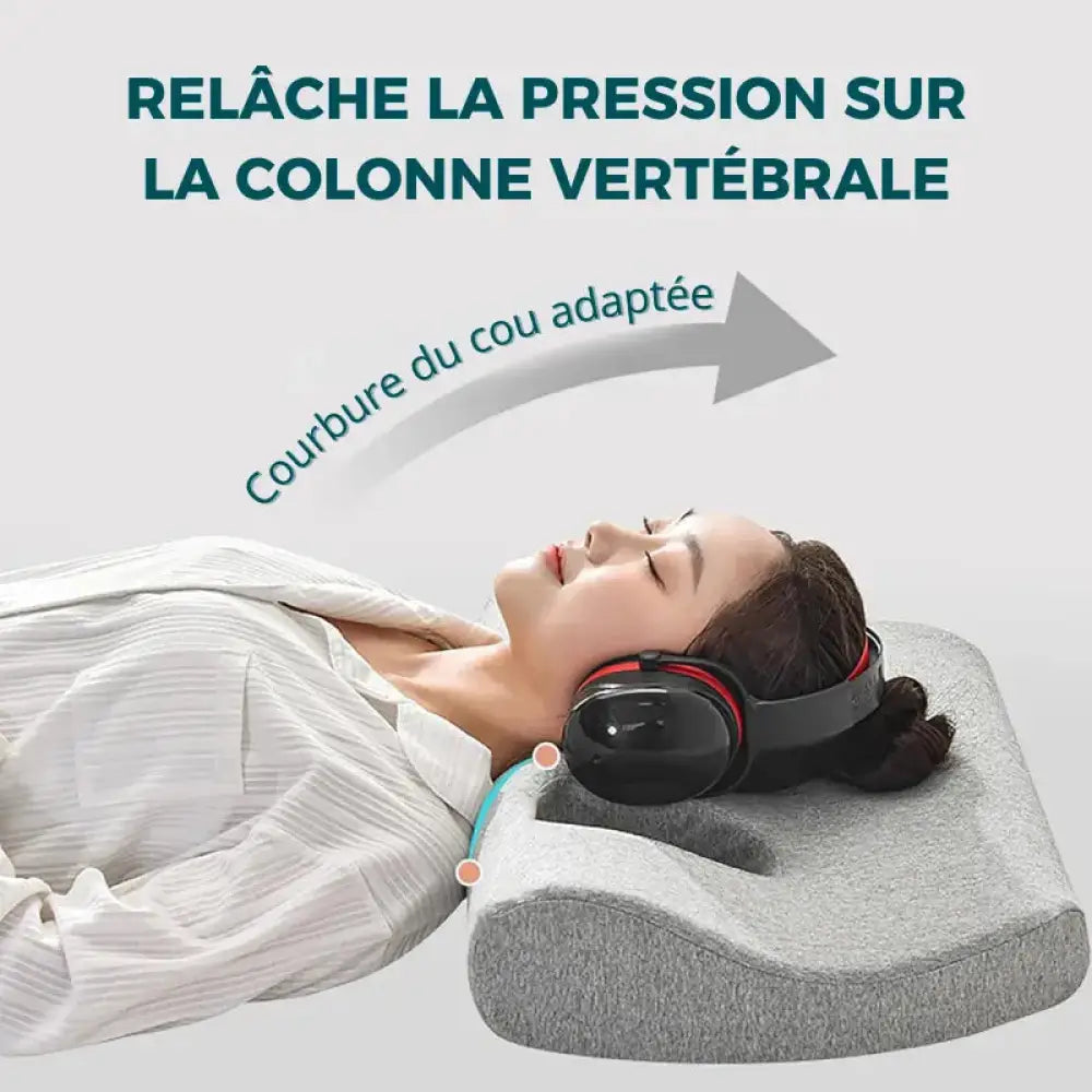 Oreiller cervical Respirant
