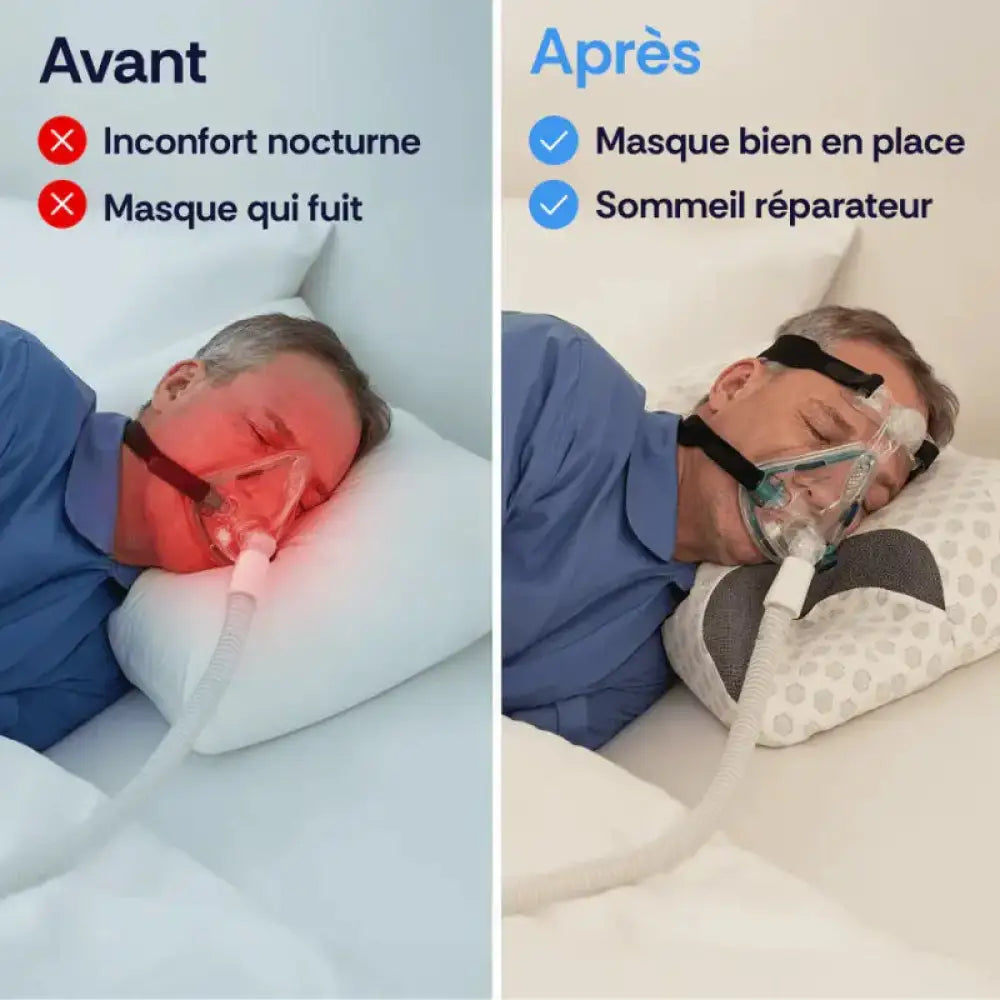 Oreiller ergonomique Apnée du Sommeil