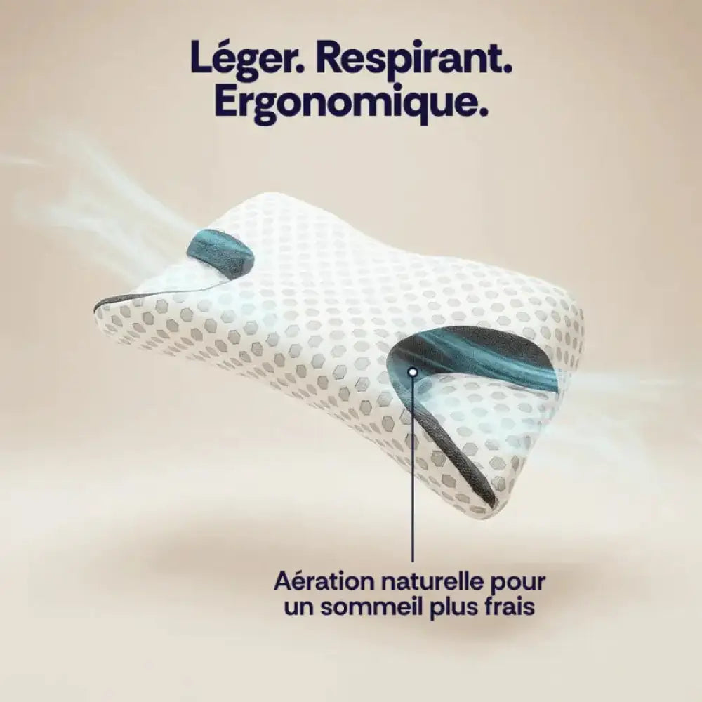 Oreiller Mémoire de Forme anti ronflement