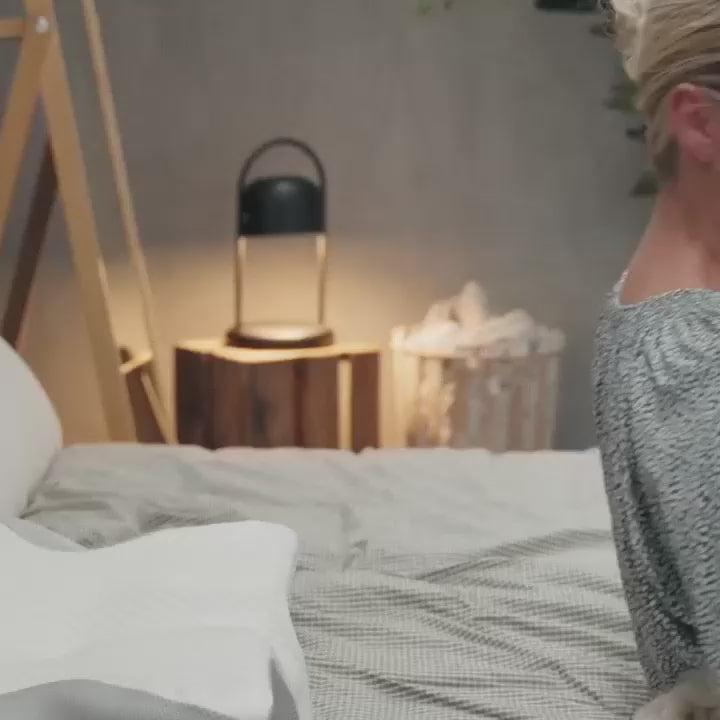 Charger la vidéo : Oreiller Cervical Ergonomique à Mémoire de Forme